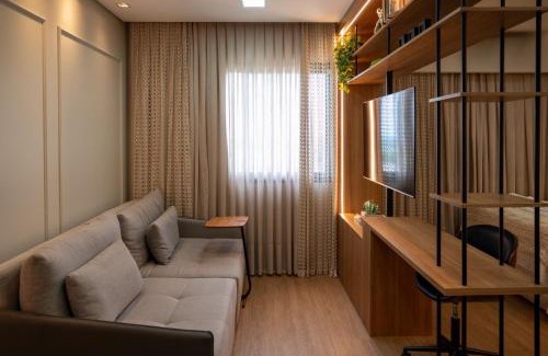 Medianeira Apartment | Studio Cosmopolita - Novo - possui automação
