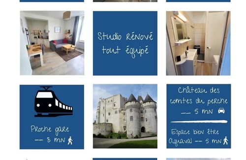 Nogent-le-Rotrou Apartment | Studio Cosy - Nogent Le Rotrou - Proche Gare