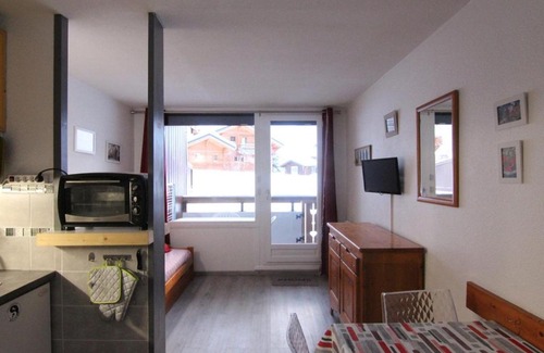 Bergers Apartment | Studio cosy pour 5 pers. à 100m des pistes - Balcon sud, animaux acceptés, près commerces - Alpe d'Huez - FR-1-405-64