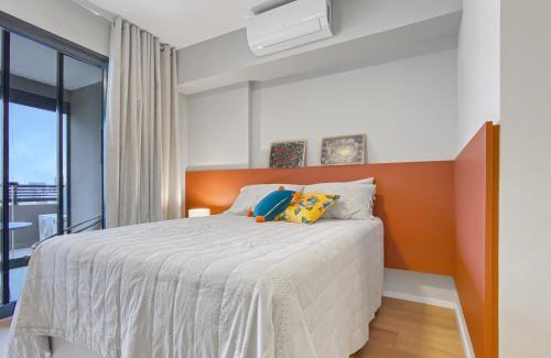 Vila Pompeia Apartment | Studio Coworking Allianz Parque Pool AC