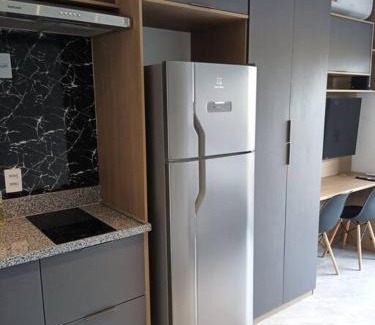 Santo Amaro Apartment | Studio de 25 metros Do lado Metrô linha 5 Lilas