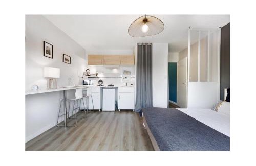 Cugnaux Apartment | Studio Diane Cugnaux Toulouse St Simon proche Thales, Airbus & Basso Cambo