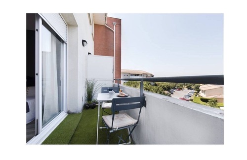 Cugnaux Apartment | ★ Studio Diane III ★ Toulouse St Simon ★ Swimming pool ★ Parking ★ Near Metro ★