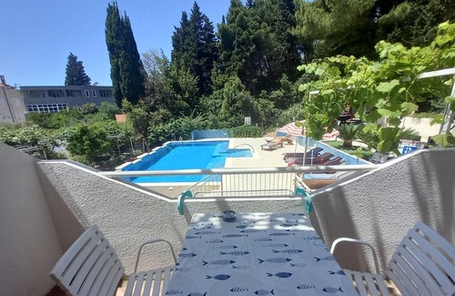Srebreno Apartment | Studio flat with balcony Mlini, Dubrovnik (AS-10269-b)