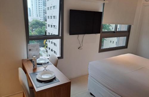 Vila Nova Conceicao Apartment | Studio funcional Parque Ibirapuera Itaim Bibi