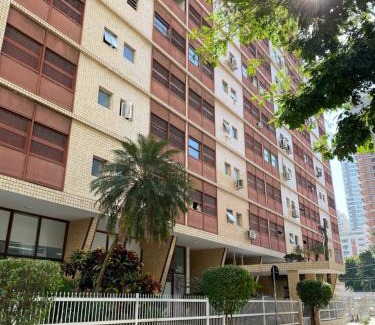 Gonzaga Apartment | Studio Gonzaga 1 Quadra da Praia