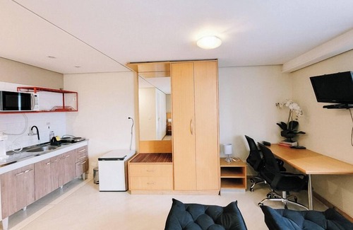 Sao Paulo Apartment | Studio Ibirapuera com piscina