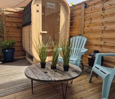 Lampaul-Plouarzel Apartment | Studio le moutik Room du bord de mer avec SPA et sauna parking gratuit
