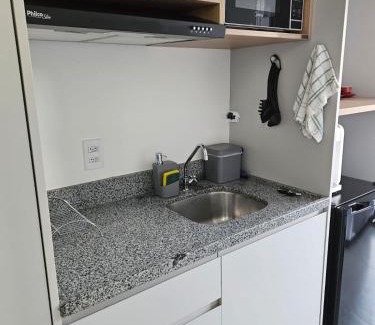 Santo Amaro Apartment | Studio Movies - ao lado do Metrô Alto da Boa Vista - ABV105