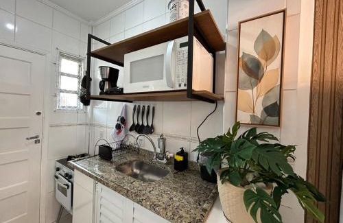 Gonzaga Apartment | Studio no Coração do Gonzaga beira mar