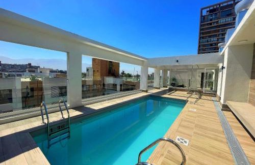 Downtown Santiago Apartment | Studio nuevo edificio 2025 a pasos de Club Hípico