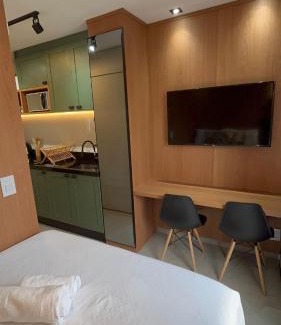 Santo Amaro Apartment | Studio Quarto de Hotel, Lindíssimo!