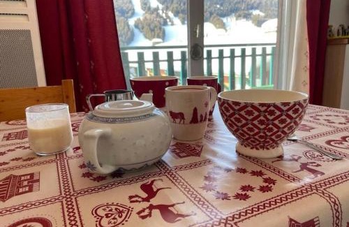 Les Gets Apartment | Studio ski aux pieds vue superbe sur les pistes