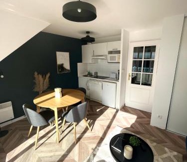 Stella-Plage Apartment | Studio Stella plage terrasse