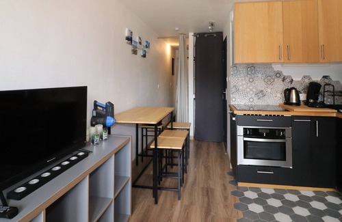 Les Boisses Apartment | Studio Tignes, studio flat, 4 persons