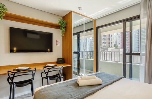 Perdizes Apartment | Studio With Balcony Near Allianz Parque Cep0128