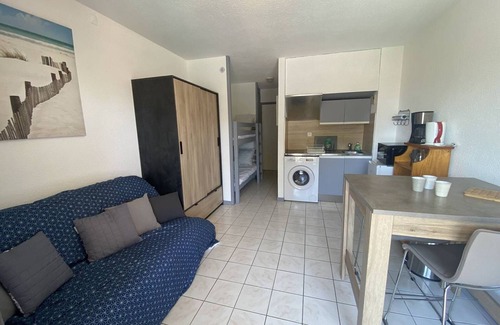 Le Port Apartment | Studio with Terrace and Parking in Canet-en-Roussillon