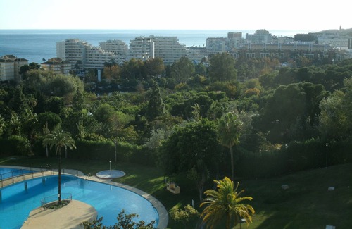 Benalmadena Costa Apartment | Studio With Pool, Garden And Sea Views