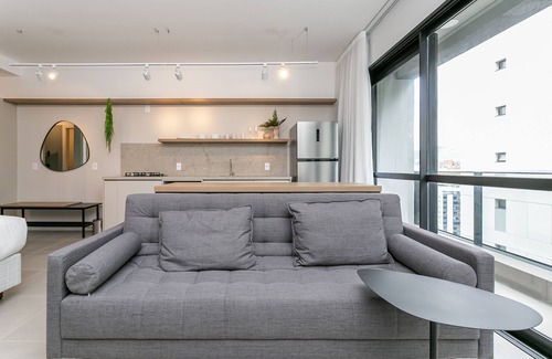 Centro Apartment | Studios Tower by Viva - Prédio com piscina e estacionamento no centro de Floripa