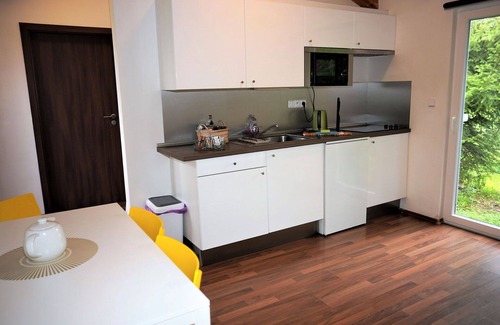 Dolni Branna House | Stunning private villa for 4 guests with WIFI, TV, terrace and pets allowed
