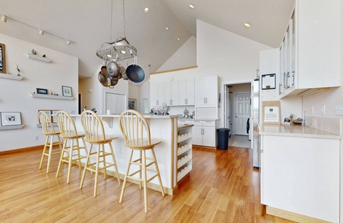Greenbank House | Stunning 2 level waterfront home with firepit, WiFi, views, and pool table