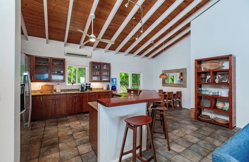 Orange Grove House | Stunning 4BRM Villa w Pool & Buck Island view near Town