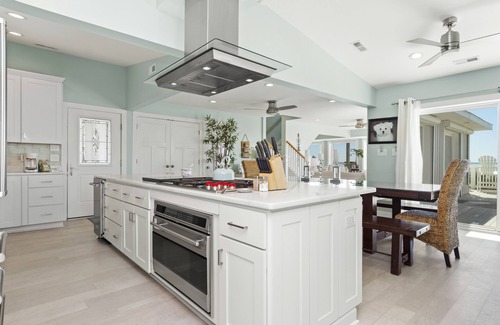 Indian Beach House | Stunning 6 BR Oceanfront Retreat located on a more secluded part of the island