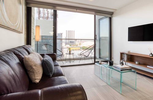 Avenida Revolucion Apartment | Stunning Apt w/Balcony | Lounge-B/Center+Gym