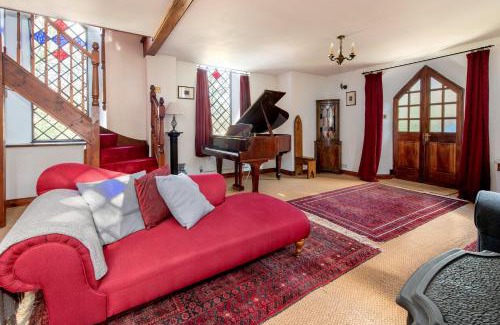 Wadeford House | Stunning baptist chapel with concert piano, pets welcome