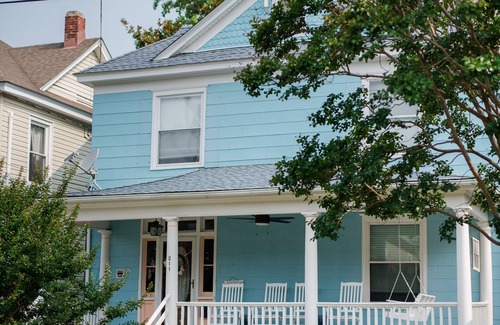 Cape Charles House | Stunning Historic Home Two Blocks from Beach, Town & Central Park