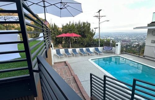 Hollywood Hills West House | Stunning Hollywood Hills Remodeled 4BR Oasis with Pool, Hot Tub, and City Skyline Views