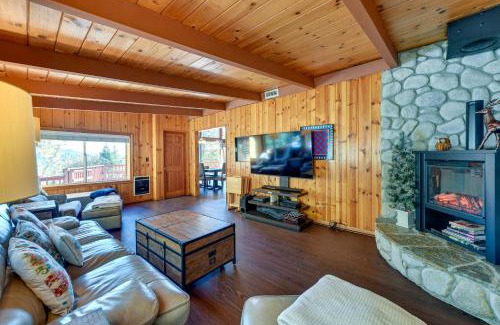 Idyllwild House | Stunning Idyllwild Home with Private Hot Tub and Decks
