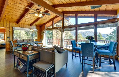 Idyllwild House | Stunning Idyllwild Home with Private Hot Tub and Decks