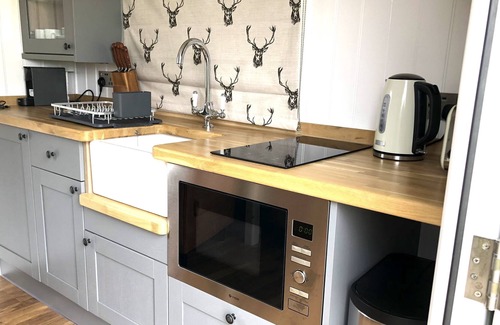 Haverhill House | Stunning Lakeside Shepherd's Hut - Hot Tub & Sauna