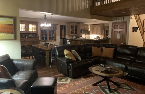 Blakeslee House | Stunning Lake Front Home, Near Ski Slopes, Fireplace, Hot Tub, Firepit, Boats