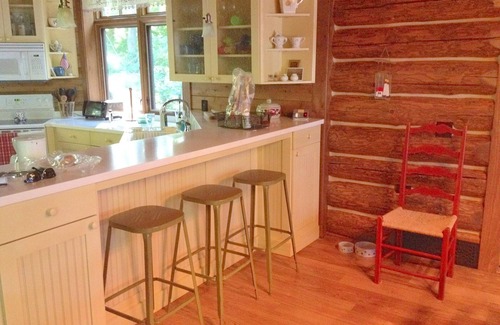 New Era Cabin | Stunning Lake Michigan Log and Stone Cabin - 10% off July 2025!