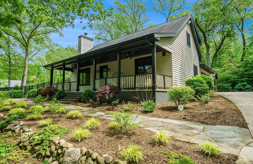Grand Beach House | Stunning lake retreat with private pool, hot tub, games, firepit, & lovely patio