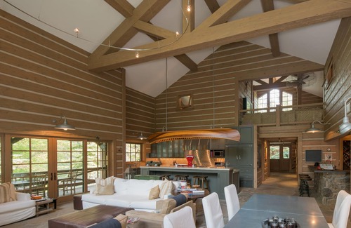 Warm Springs House | Stunning lodge style retreat on the river at base of Sun Valley's Bald Mountain
