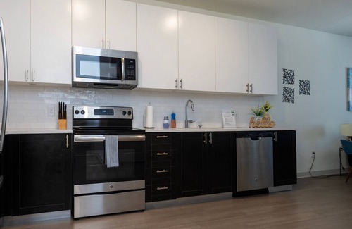 Downtown Louisville Apartment | Stunning Nulu 1BR Cozysuites 06