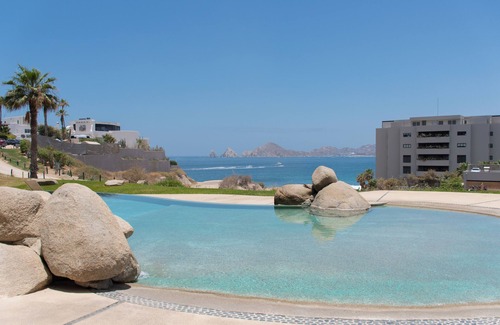 Cabo Bello Condo | Stunning Ocean and Arch View in tranquil Cabo San Lucas