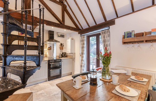 Blockley Cottage | Stunning open plan 2 storey barn conversion with spiral staircase.