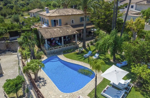 Mancor de la Vall Villa | Stunning private villa with private pool, WIFI, A/C, TV, patio, panoramic view and parking