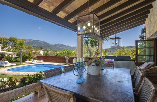 Mancor de la Vall Villa | Stunning private villa with private pool, WIFI, A/C, TV, patio, panoramic view and parking