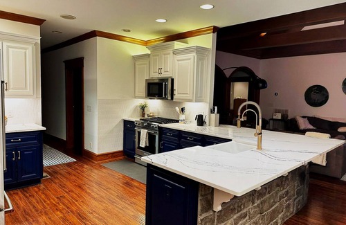 Mount Juliet House | Stunning Private Estate near Nashville: Saltwater Pool, Outdoor Kitchen, Firepit