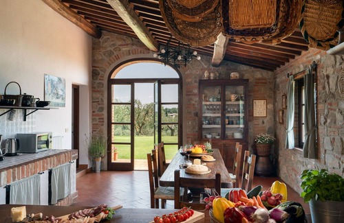 Santarello Villa | Stunning private villa with private pool, hot tub, WIFI, TV and pets allowed, close to Montepulc.