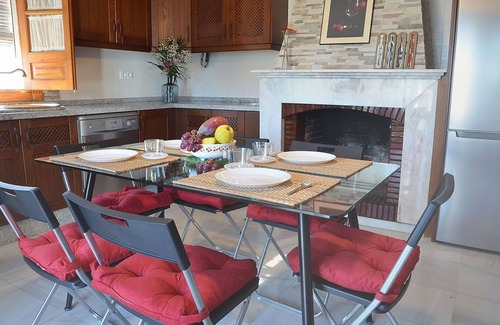 Baena House | Stunning private villa for 8 guests with A/C, WIFI, private pool, TV, patio and parking