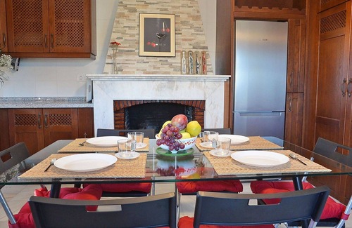 Baena House | Stunning private villa for 8 guests with A/C, WIFI, private pool, TV, patio and parking