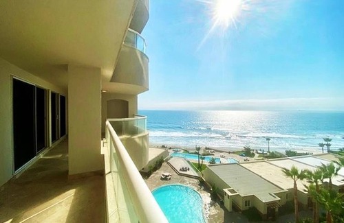 Playa Encantada Condo | Stunning Rosarito Getaway w/Pool and Amenities!