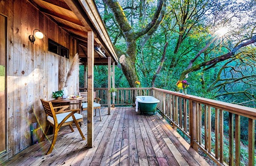 Freestone Cottage | Stunning Sauna Cottage Retreat on Private Vineyard