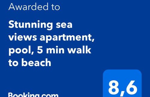 Arenal d'en Castell Apartment | Stunning sea views apartment, pool, 5 min walk to beach, Winner of 2025 Travellers Choice award